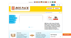 Desktop Screenshot of boxpackwoodenpallets.com